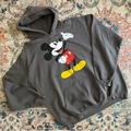 Disney Shirts | Disney Mickey Mouse Grey Hoodie, Xl | Color: Gray | Size: Xl
