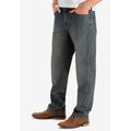 Men's Big & Tall Lee® Loose Fit 5-Pocket Jeans by Lee in Worn Stone (Size 54 29)