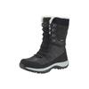 Outdoorwinterstiefel HI-TEC "Riva Waterproof", Damen, Gr. 38, schwarz, Synthetik, Textil, sportlich, Schuhe, Winterstiefel, Snowboots, Winterschuhe, wasserdicht & gefüttert