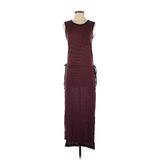 Gap Casual Dress - Sheath Crew Neck Sleeveless: Brown Print Dresses - Women's Size X-Small