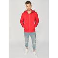 Kapuzensweatjacke JCC "310212092" Gr. 3XL, rot (red) Herren Sweatjacken