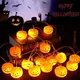 Guirlandes lumineuses à piles 1M/2M/3M pour Halloween fête de noël vacances lanternes 3D