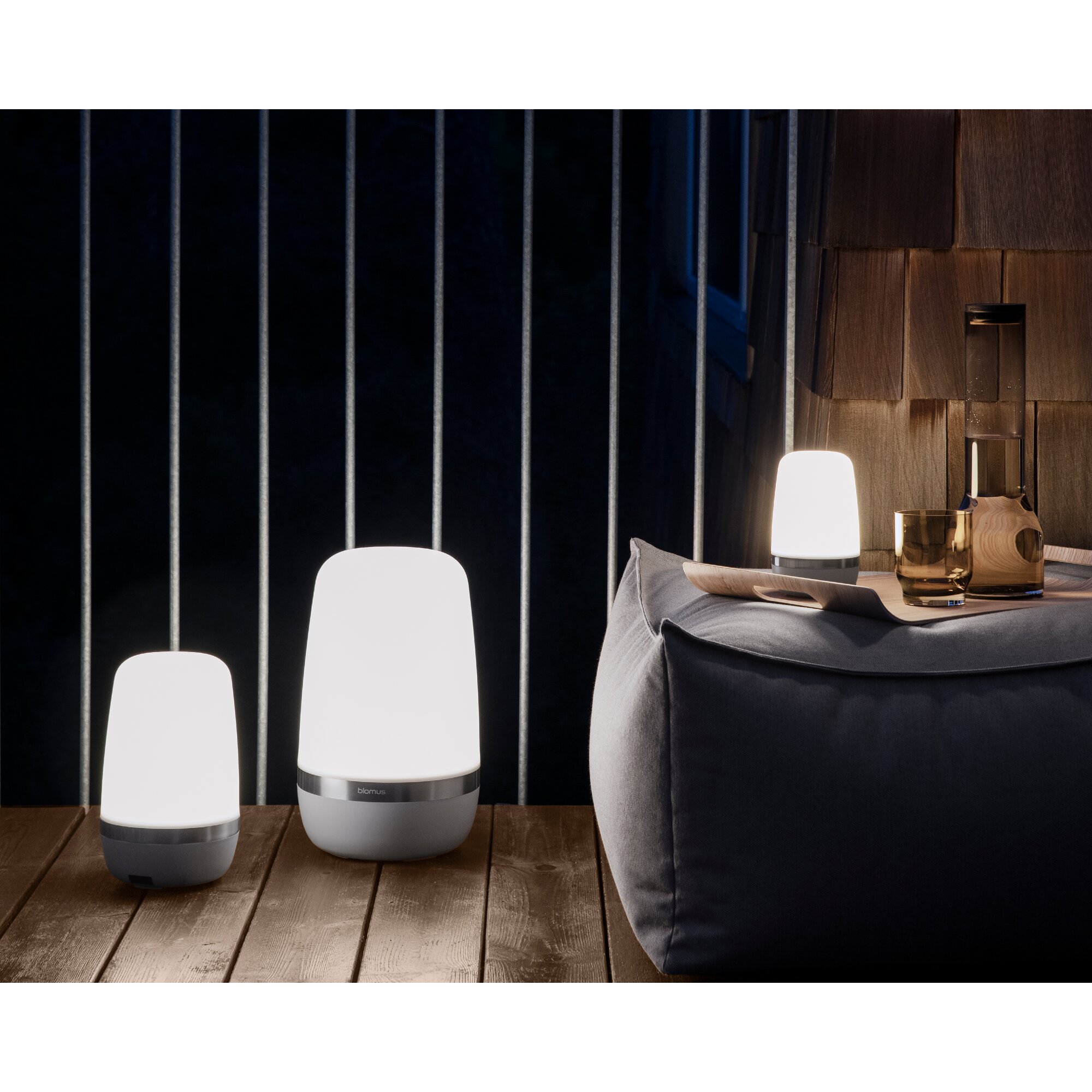 blomus »Spirit« LED Outdoor Leuchte 35x21,5 cm / beige