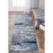 World Rug Gallery Distressed Abstract Watercolor Area Rug