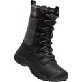 KEEN Damen Trekkingstiefel GRETA TALL BOOT WP W-BLACK/BLACK PLAID, Größe 36 in Schwarz