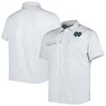 Men's Under Armour Gray Notre Dame Fighting Irish Motivate Button-Up Shirt