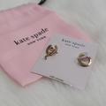 Kate Spade Jewelry | Kate Spade Gold-Tone Initial Charm & Pav Mismatch Huggie Hoop Earring | Color: Gold | Size: Os