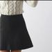 J. Crew Skirts | J Crew Black Wool Blend Flare Mini Skirt 8 Wool Cashmere | Color: Black | Size: 8