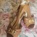 Michael Kors Shoes | Michael Kors Tan Leather Strappy Heels, Size 8m | Color: Brown/Tan | Size: 8