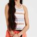 American Eagle Outfitters Tops | American Eagle Outfitters Crocheted Knit Crop Top | Color: Purple/White | Size: S