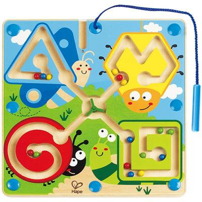 Spiel HAPE "Magnetlabyrinth Kleine Tierwelt", bunt, Spiele, KinderB:25cm H:2cm T:25cm, Holz, B:25cm H:2cm T:25cm Image