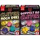 Schmidt Spiele 49384 Clever hoch DREI, Würfelspiel aus der Serie Klein & Fein & 49357 Doppelt so clever, Würfelspiel aus der Serie Klein & Fein, bunt