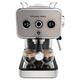 Russell Hobbs Espressomaschine [Siebträgermaschine] Distinction Edelstahl Titanium (15 Bar, Einsatz 1&2 Tassen, ESE Pads, autom.Dosieren & man.Option, Dampfdüse f Heißwasser & Milchschaum) 26452-56