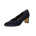 Van Dal Lorne Midnight Navy Suede Ladies Court Shoe 3.5