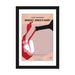 East Urban Home 'Bridget Jones's Diary Minimal Movie Poster' Vintage Advertisement on Wrapped Canvas Paper in Black/Brown/Orange | Wayfair