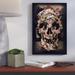 Wrought Studio™ Jungle Skull by Ali Gulec Graphic Art on Wrapped Canvas, Cotton in Black/Brown/Gray | 18 H x 12 W in | Wayfair VKGL2087 26610235