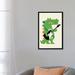 Zoomie Kids One-of-a-Kind Original 'Croco Rock' by Andy Westface - Wrapped Canvas Print Metal in Green | 40 H x 26 W in | Wayfair VVRO4534 32045228