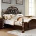 Fleur De Lis Living Albrecht Tufted Low Profile Standard Bed Wood & /Upholstered/Faux leather in Brown | 71.75 H x 83 W x 95.5 D in | Wayfair