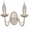 Helam Lighting - Helam malbo Bougie Applique Murale Blanc, Or 32cm