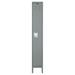 Hallowell Premium 1 Tier 1 Wide Locker Metal in Gray | 78 H x 18 W x 18 D in | Wayfair U1888-1A-HG