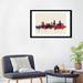 East Urban Home Skyline Series: Boston, Massachusetts, USA II on Beige Painting Print on Wrapped Canvas | 16 H x 24 W in | Wayfair