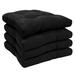 Ebern Designs Alland Outdoor Chair Pad Cushion Polyester in Black | 6.5 H x 16 W x 16 D in | Wayfair 1690DF299914458CB574F1F089049C54