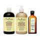 SHEA MOISTURE / Jamaican Black Castor Oil - Strengthen & Restore / Shampoo / Conditioner / Nature Spell - Rosemary Oil for Hair Growth / Deal (Pack of 1)