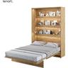 Bim Furniture - Lenart Lit escamotable bed concept 01 140x200 vertical chêne artisanal