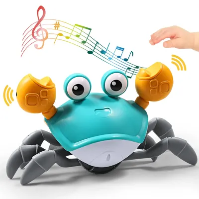 TUNITime-Crabe inoling à détection pour bébé marche interactive phtaltoy avec musique sons et