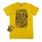 T-shirt magic in cotone Clipper art of soul gialla girocollo taglia xl unisex