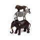 Design Deko Figur Elefant Löwe Zebra Afrika Skulptur im Kolonialstil Safari Wohnzimmer Dekoration Tierfigur Polyresin Skulpturen Statue