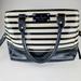 Kate Spade Bags | Kate Spade New York Black White Striped Patent Leather Purse Crossbody Handbag | Color: Black/White | Size: Height: 8.5" Width: 10" Depth: 3.5"