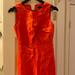 J. Crew Dresses | J Crew Linen Dress P0 Nwt | Color: Orange/Red | Size: 0p
