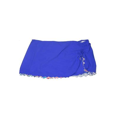 Profile by Gottex Swimsuit Bottoms: Blue Solid Swimwear - Women's Size 18 Plus
