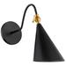 Mitzi Lupe 12" High Soft Black Wall Sconce