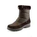 Avena Damen Boots Braun einfarbig