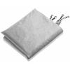 Floordirekt - Autoabdeckung Halbgarage l 284 x 122 x 61 Silber