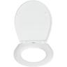 WC-Sitz Saguna mit Relief-Oberfläche, aus bruchstabilem Thermoplast, Mehrfarbig, Thermoplast