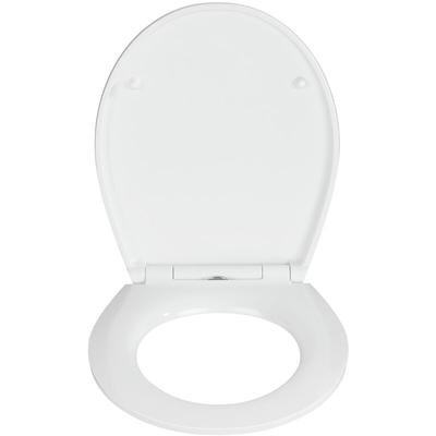 WC-Sitz Saguna mit Relief-Oberfläche, aus bruchstabilem Thermoplast, Mehrfarbig, Thermoplast