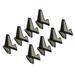 Coin Display Stands Mini Coin Easel Holder 1.3" x 1" for Collection, Black 12pcs