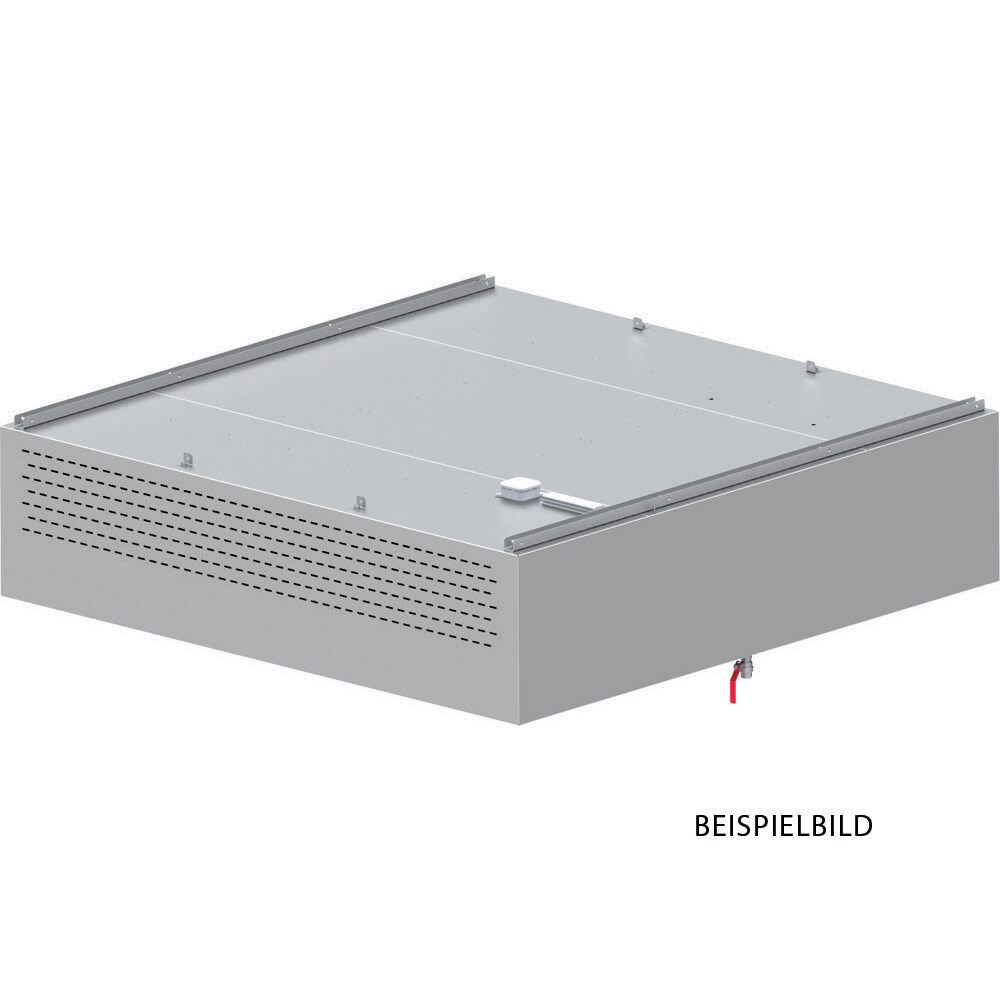 Stalgast Induktions-Deckenhaube mit Kompensation "Basic Line", Kastenform 2600 mm x 2400 mm mit Flammschutzfilter Typ B Image