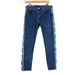 Levi's Jeans | Levi's Premium Denim Hi-Ball Side Logo Cropped Tapered Jeans 32 X 29 | Color: Blue | Size: 32