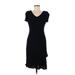 SL Fashions Casual Dress - Sheath: Black Dresses - Women's Size 6