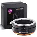 K&F Concept IV PRO MAF-NEX Lens Mount Adapter Manual Focus Compatible with Minolta AF/Sony Alpha A Series Lens to SONY-E NEX Mount Camera Body with Matting Varnish Design