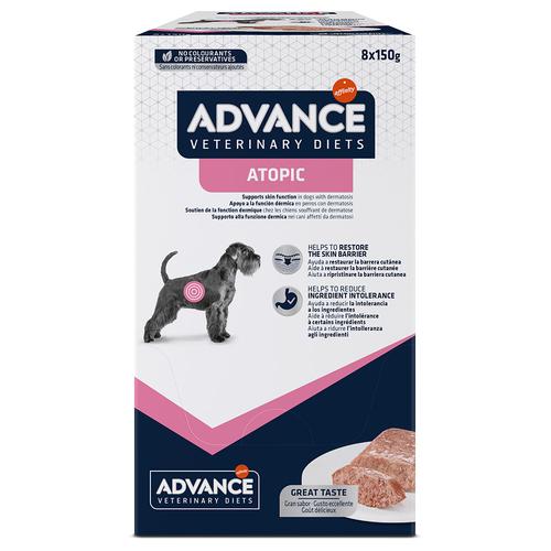 8x150g Advance Veterinary Diets Dog Atopic Hundefutter nass