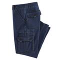 Blair Men's JohnBlairFlex Relaxed-Fit 7-Pocket Cargo Pants - Denim - 32 - Medium