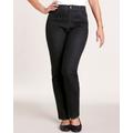 Blair DenimEase Back-Elastic Jeans - Black - 6PS - Petite Short