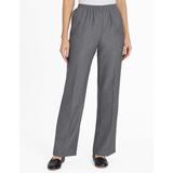 Blair Women's Alfred Dunner® Classic Pull-On Pants - Grey - 16P - Petite