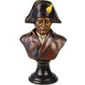 Exquisite Bronze Bust of Emperor Napoleon I by A. Canova on Elegant Marble Base - A Masterpiece of Craftsmanship and Style