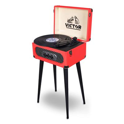 Victor Andover 5-in-1 Music Center with Chair-Height Legs and Bluetooth Function